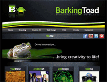 Tablet Screenshot of barkingtoad.com.au